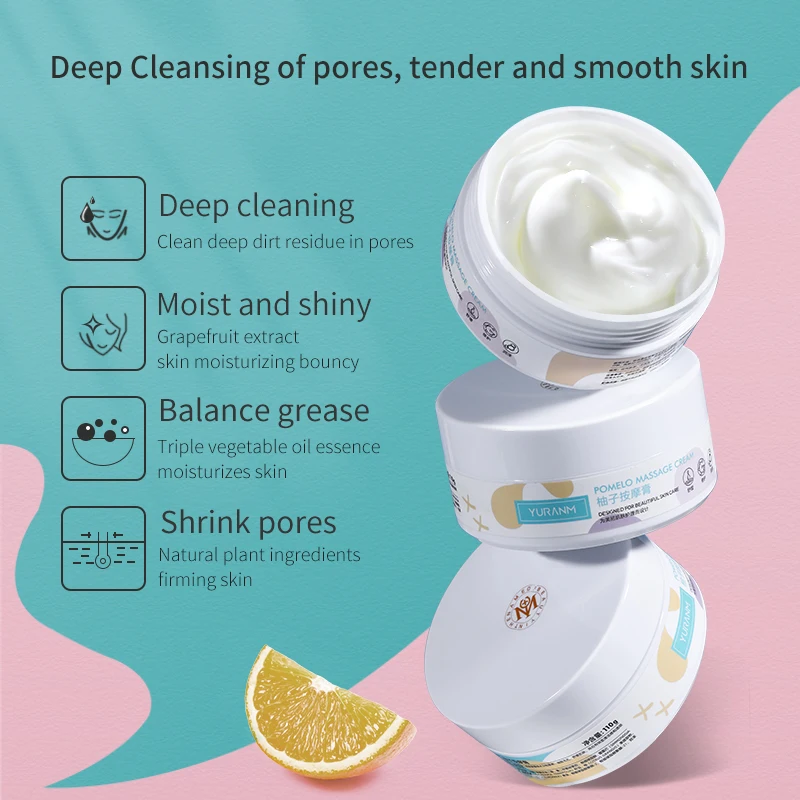Massage Cream Facial Beauty Salon Special Facial Body Hydrating And Firming Pore Oil Control Deep Cleansing Bright White