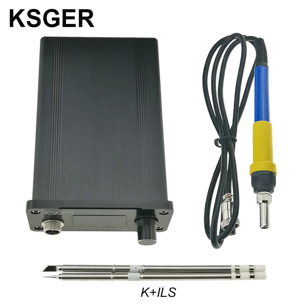 KSGER OLED паяльная станция T12 ILS электронный Железный инструмент STM32 2,1 S контроллер температуры Ручка подставка держатель 220 В сварка - Цвет: sets 3