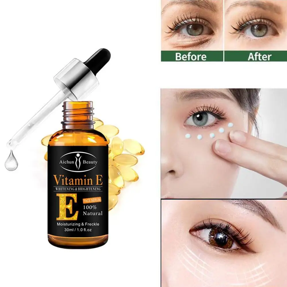 

Витамин Е Сыворотки вокруг глаз в осветлить пятна, избавление от веснушек, жидкий эссенция отбеливание сокращение пор пятно 30 мл жидкость д...