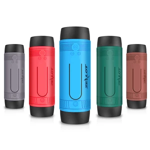 Уличная Беспроводная колонка ZEALOT S1, Bluetooth, басовый стереосабвуфер, TF-карта, MP3, FM-радио, светодиодный фонарик, гарнитура с микрофоном