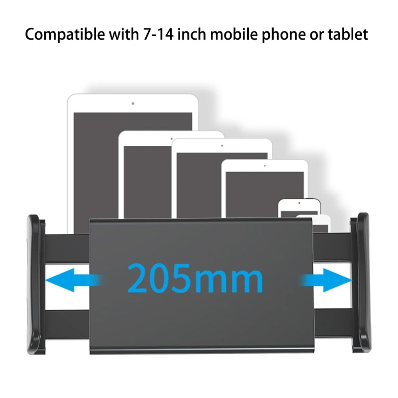 car rear pillow mobile phone holder telescopic 360 degree rotating universal bracket back seat headrest tablet stand free global shipping