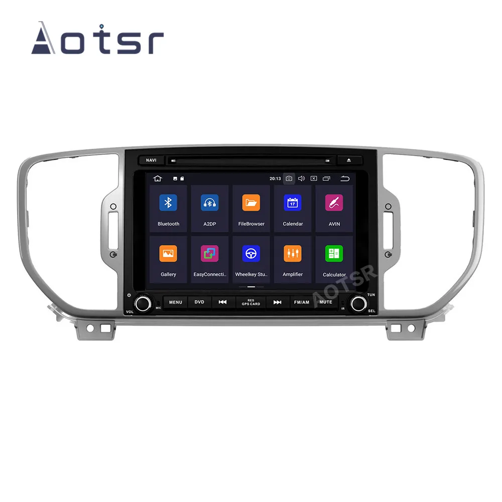 Автомобильный плеер AOTSR 2 Din Android 10 для KIA Sportage 4 KX5 2016 2017 2018 центральный