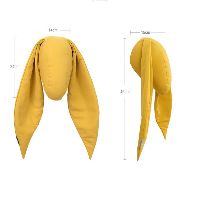 Детские подушки из хлопка с животным кроличьим ухом настенные вешалки для