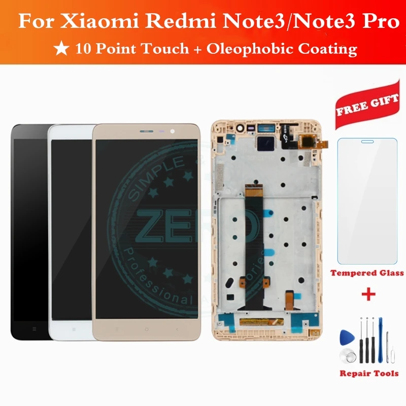 ЖК дисплей с рамкой и дигитайзером для Xiaomi Redmi Note 3 Pro 150 деталей|display redmi note|redmi note