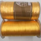 Золотистый желтый погремушечный атласный шнур 2 мм, нить, китайский узел, макраме, браслет, плетеная нить сделай сам, вышивка, сером, нить 20 метров в партии