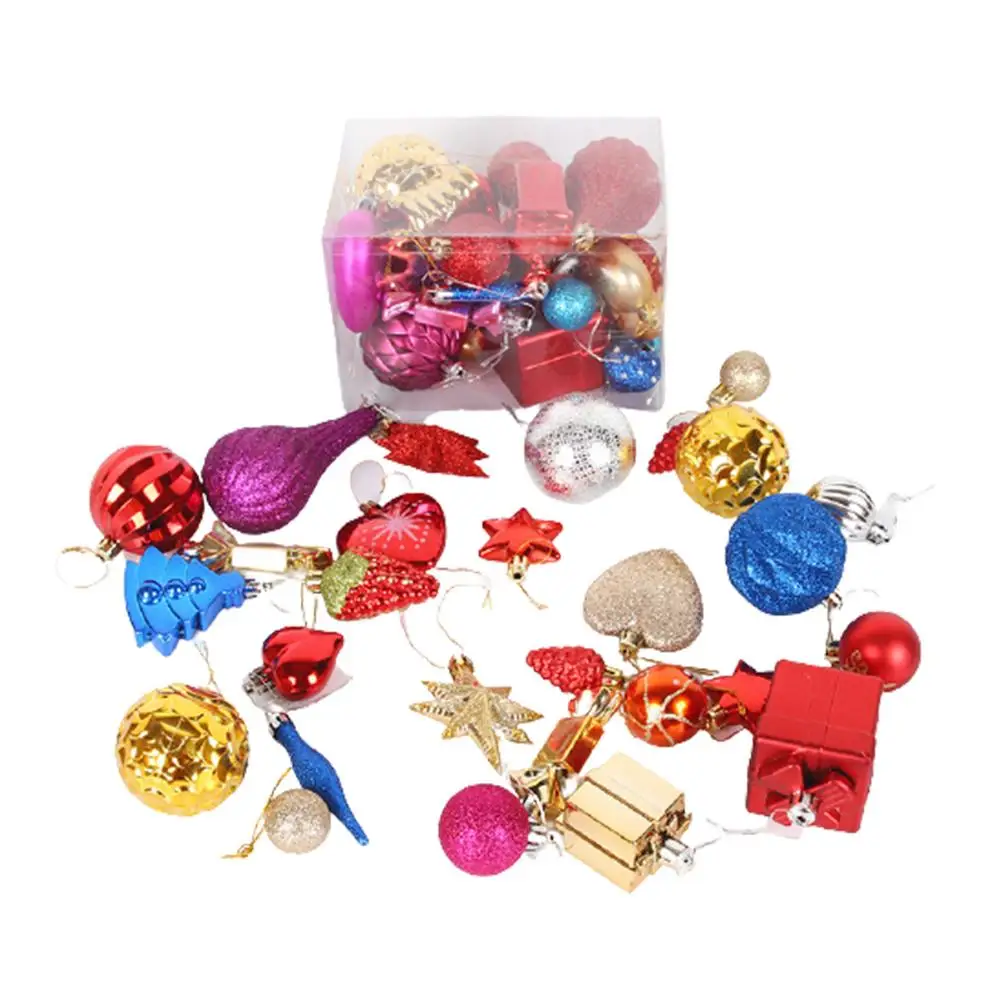 

20PCS Mirror Glass Disco Ball Pendant Christmas Tree Ball Ornaments Hanging Pendants For Home Xmas Party Decoration