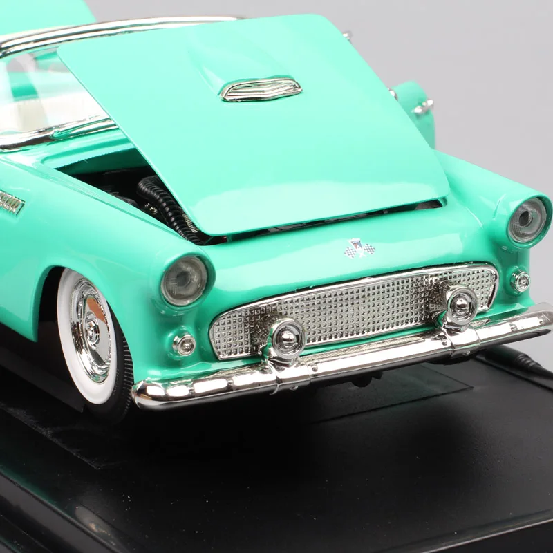Дорожный знак большой 1:18 Масштаб 1955 Ford Thunderbird литая модель игрушечного автомобиля Replicas винтажная модель автомобиля для коллекции