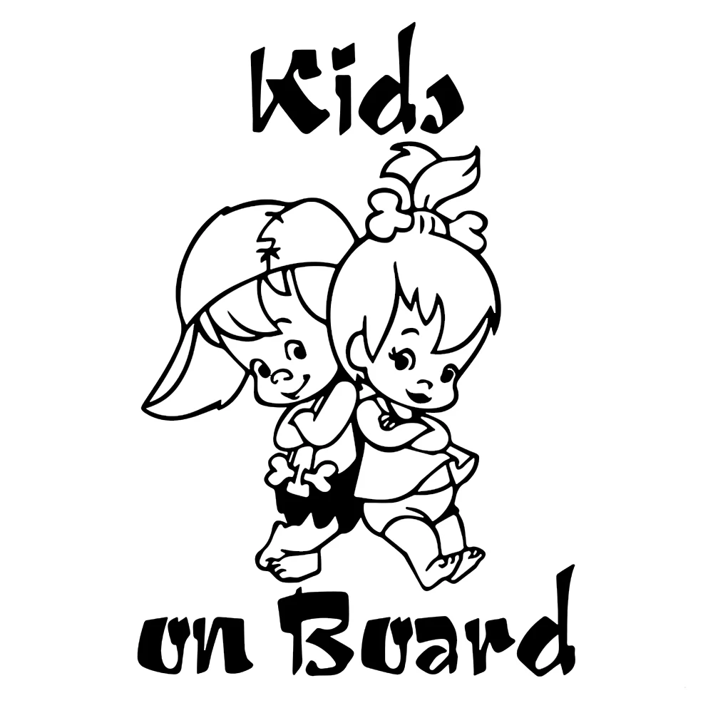 Car Stickers 3D Kids On Board 12.7*19cm and Decals Styling Funny Sticker Cars For Ford Audi BMW BUY 2 SAVE HALF | Автомобили и