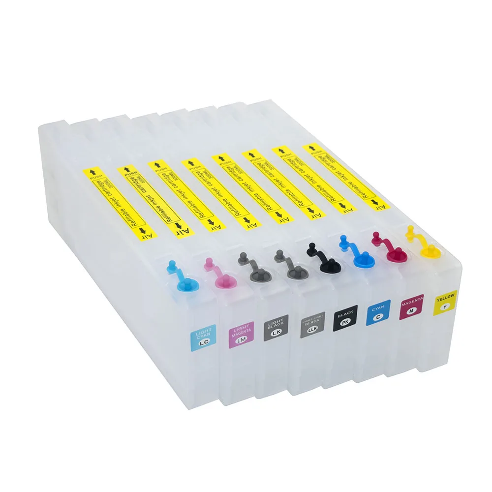 Для печатающей головки Epson Stylus Pro 4800 Заправка картриджей T5651-T5657 T5659 с чернил сброса