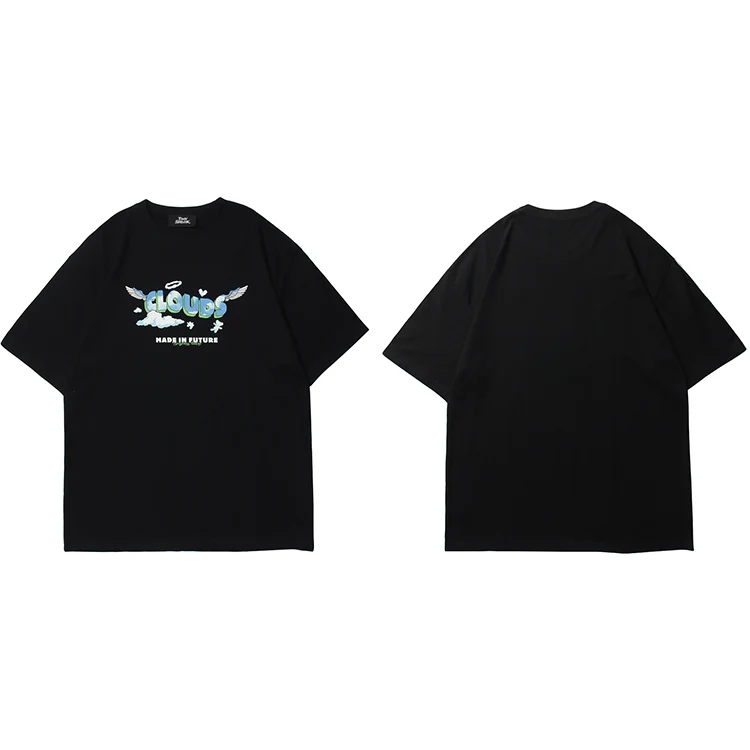 

Men's Solid Color Printed Short-Sleeved T-Shirts Spring And Summer Hot-Selling Men's Casual T-Shirt Tops