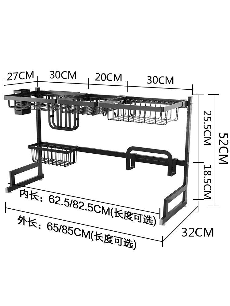 구매 다용도 주방 정리 및 보관 싱크 건조대, 녹슬지 않는 벽걸이 냄비 팬 보관 선반 랙 구매 다용도 주방 정리 및 보관 싱크 건조대, 녹슬지 않는 벽걸이 냄비 팬 보관 선반 랙