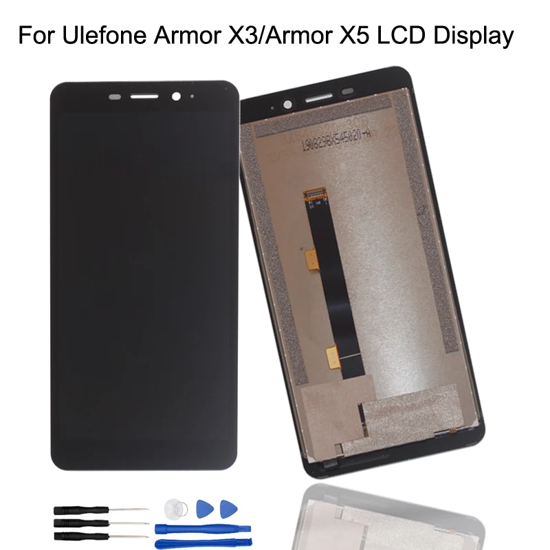 

Оригинальный ЖК-дисплей для Ulefone Armor X3 X5, детали для телефона с инструментами для Ulefone Armor X5 LCD