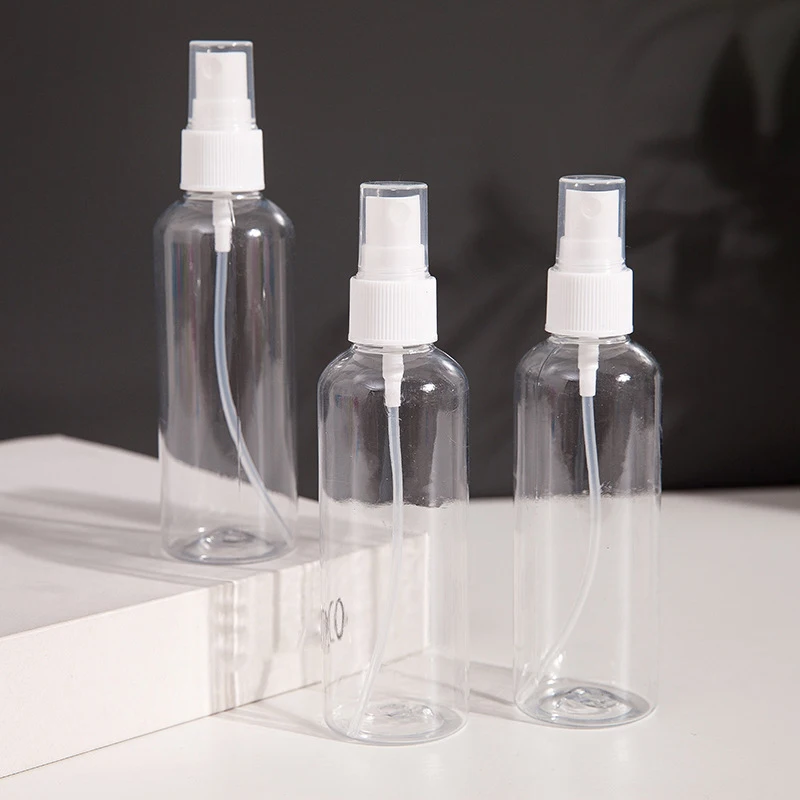 

15Ps 30/50/100Ml Travel Transparent Plastic Perfume Atomizer Empty Misty Spray Bottle