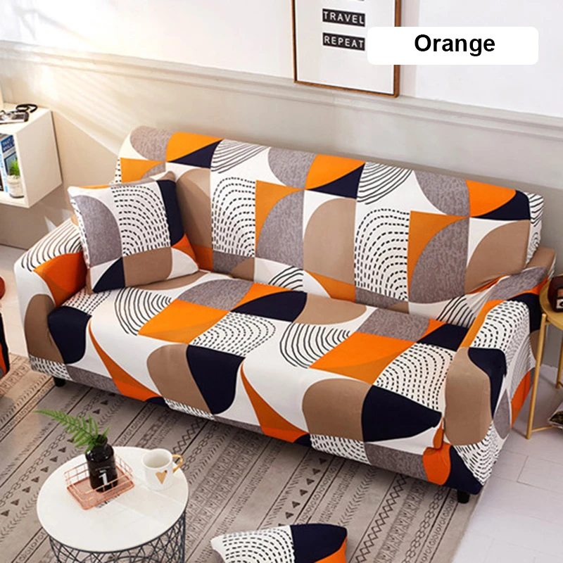 

Morden Printed Floral Sectional Slipcovers 1/2/3/4 Seaters Elastic Stretch Sofa Cover for Living Room Chair Couch Non-slip Cover