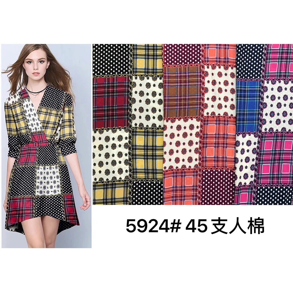 Африканский принт 100% искусственный шелк простая ткань с цветочным принтом