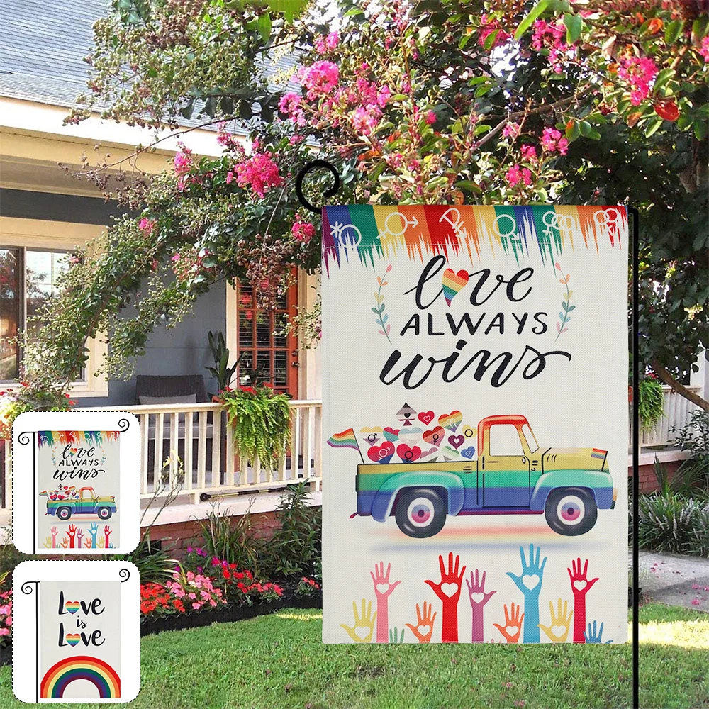 

На лето и весну флажки из мешковины дома знаки белье шланг для полива огорода, двора, флаги для дома на заднем дворе декора подарки Гостиная ...