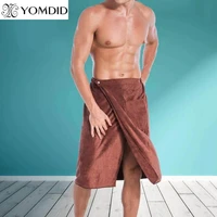 man wearable bath towel bf bath towel with pocket magic mircofiber soft swimming beach towel blanket toalla de playa 70140cm