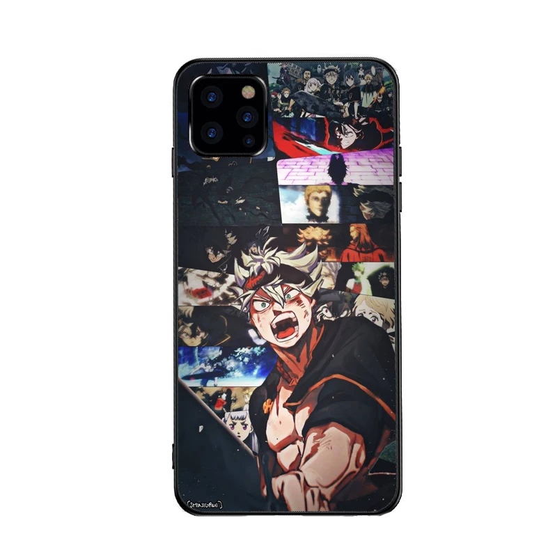 

Black Clover Anime Asta Black bull soft silicone Phone case cover for iPhone12 Pro Max 6 6s 7 8 Plus X XR XS 11 Pro max