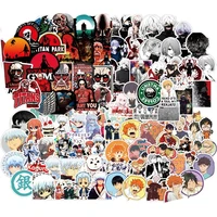 5070pcs anime cartoon sticker gintama attack on titan tokyo ghoul haikyuu danganronp stickers decor bike laptop car