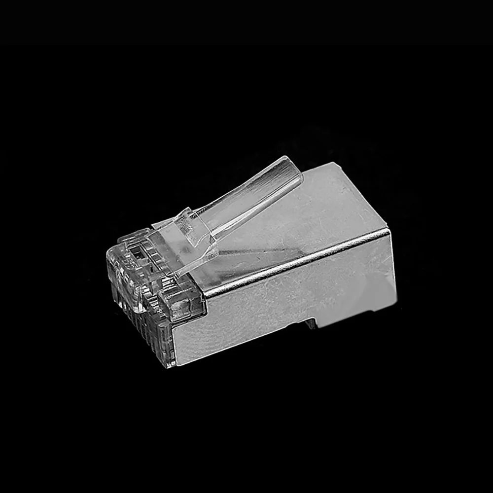 ANPWOO Cat5e RJ45 штекер Ethernet Кабельный разъем сеть 8P8C 8Pin stp экранированные терминалы Cat 5