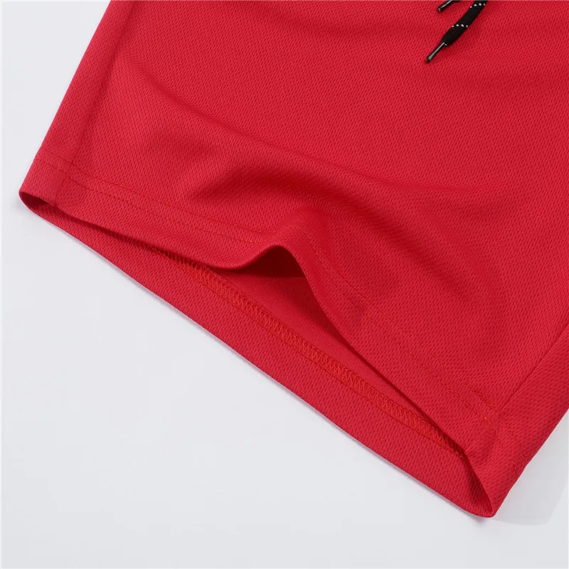 

Men's Casual Summer Drawstring Jogger Shorts Beach PolyesterSporting Trousers Elastic Waist Male Short Pants