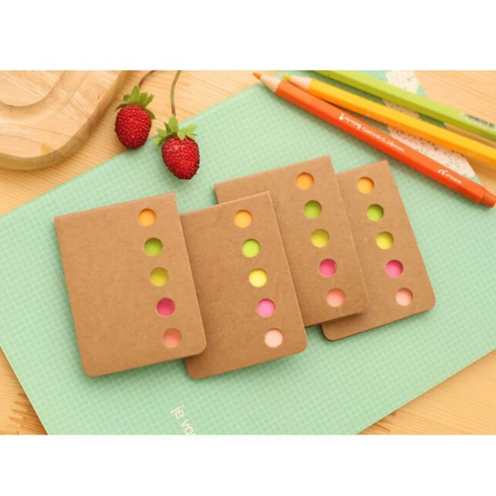 

10pcs Practical Sticky Notepads Self-Stick Note Pads Memo Pad Stationery Note Paper for Office School