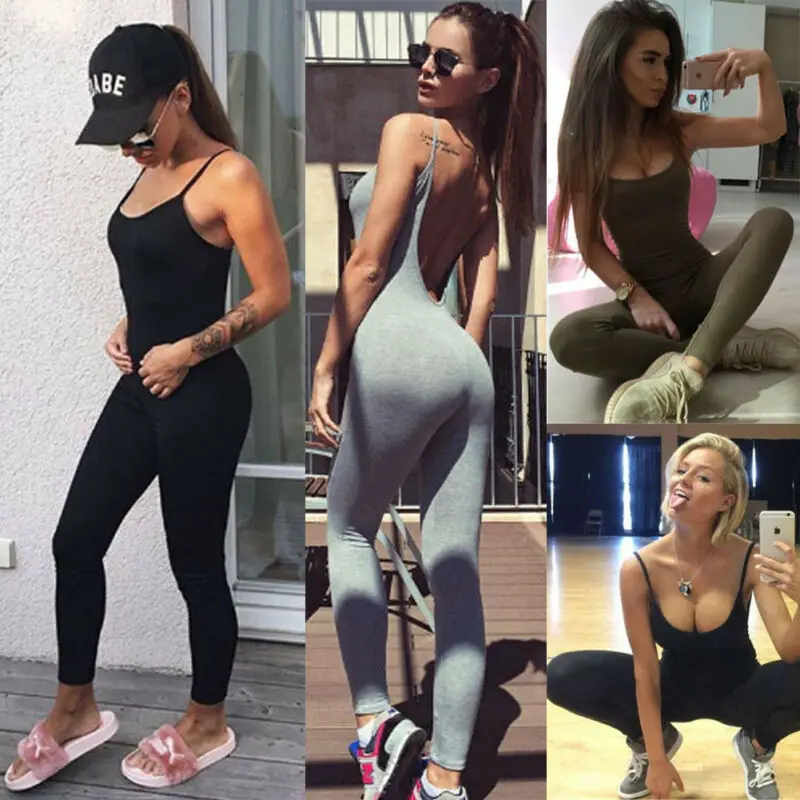 Женский комбинезон для активного отдыха женские цельные спортивные штаны