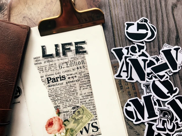 29Pcs/Set Vintage Alphabet English Letters Sticker DIY Craft Scrapbooking Album Junk Journal Planner Decorative Stickers | Канцтовары