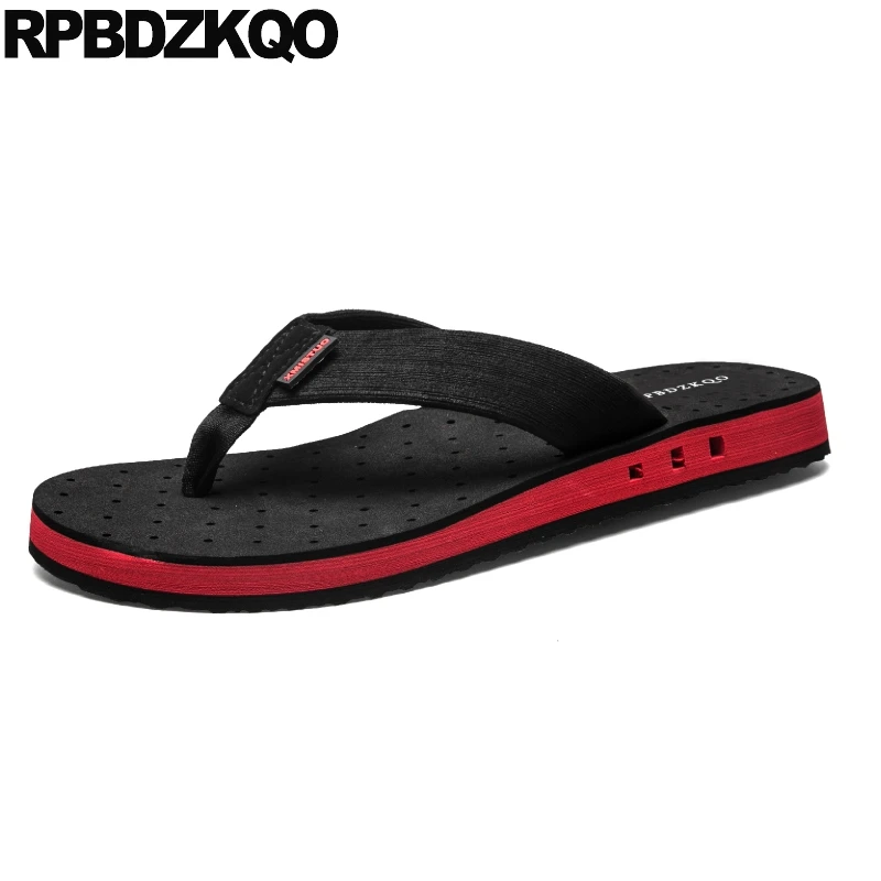 Шлепанцы мужские без застежки дизайнерские пляжные сандалии открытый носок