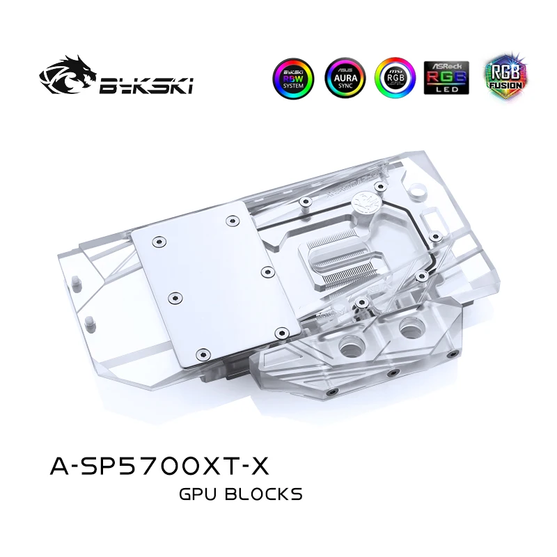 Bykski A SP5700XT X блок водяного охлаждения GPU для Sapphire RX 5700 XT Pulse MSI RX5700XT Mech/Evoke Dataland Red