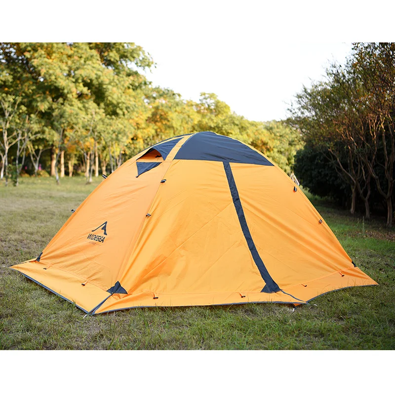 Kaufen Widesea Camping Tourist Zelt 2 Person Winter Zelt Doppel Schicht Zelt Reise Wasserdichte Rucksack Trekking Pavillon Im Freien