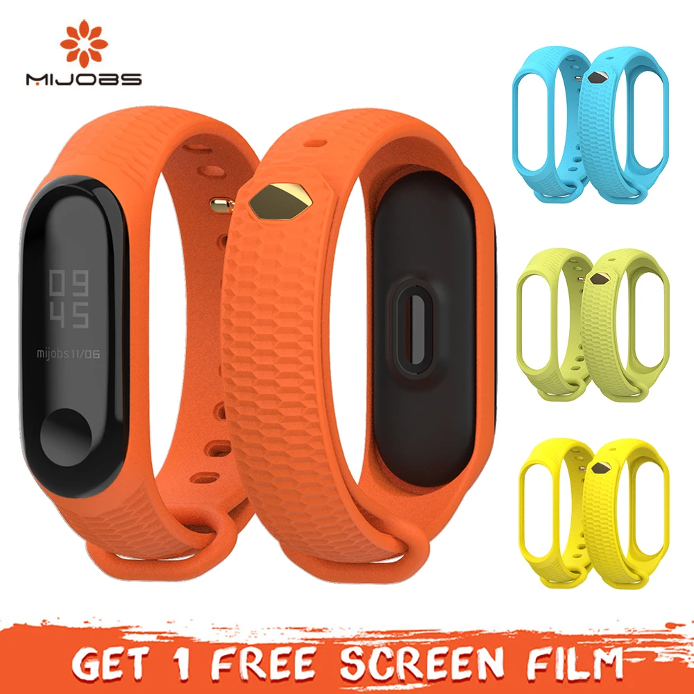 Ремешок силиконовый для Xiaomi Mi Band 4 спортивный браслет 3 4|Смарт-аксессуары| |