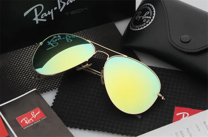 Rayban RB3025 поляризованные солнцезащитные очки мужские RayBan авиационные очки для вождения мужские солнцезащитные очки для мужчин ретро женщин Gafas 3025