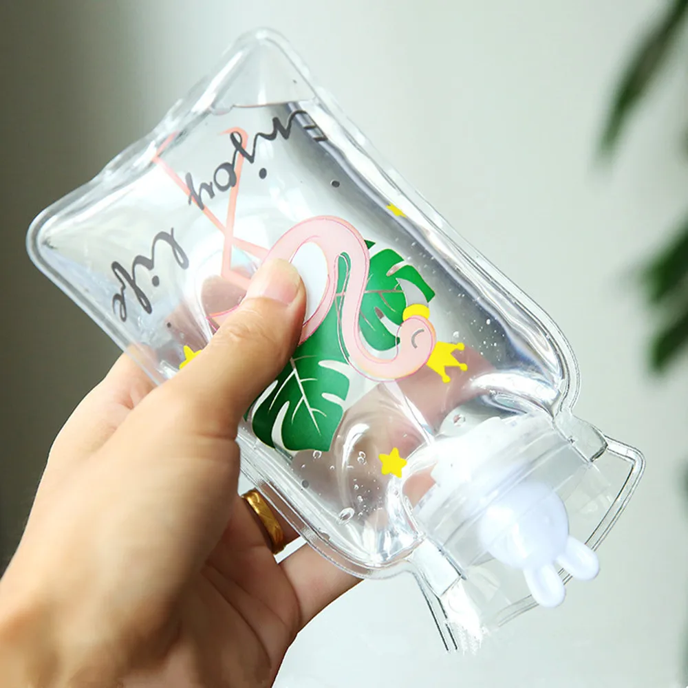 Милый прозрачный грелка теплый живот сокровище для рук с героями мультфильмов