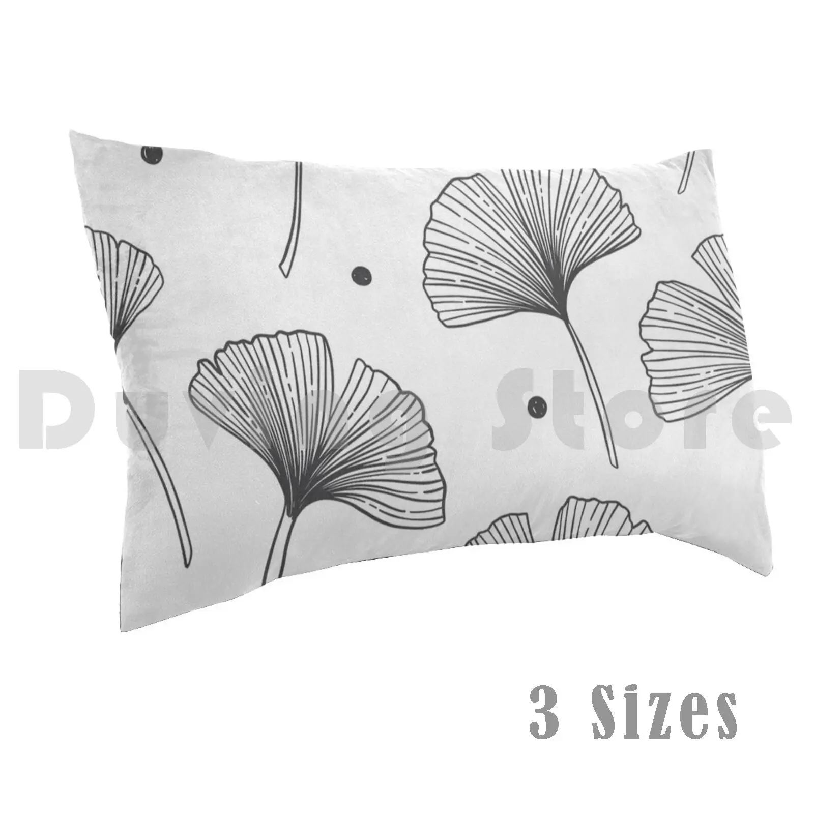 

Black Ginkgos Pillow Case 20x30 inch Ginkgo Leaves Nature Leaf Ginkgo Biloba Ginkgo Leaf Botanical Green Plants