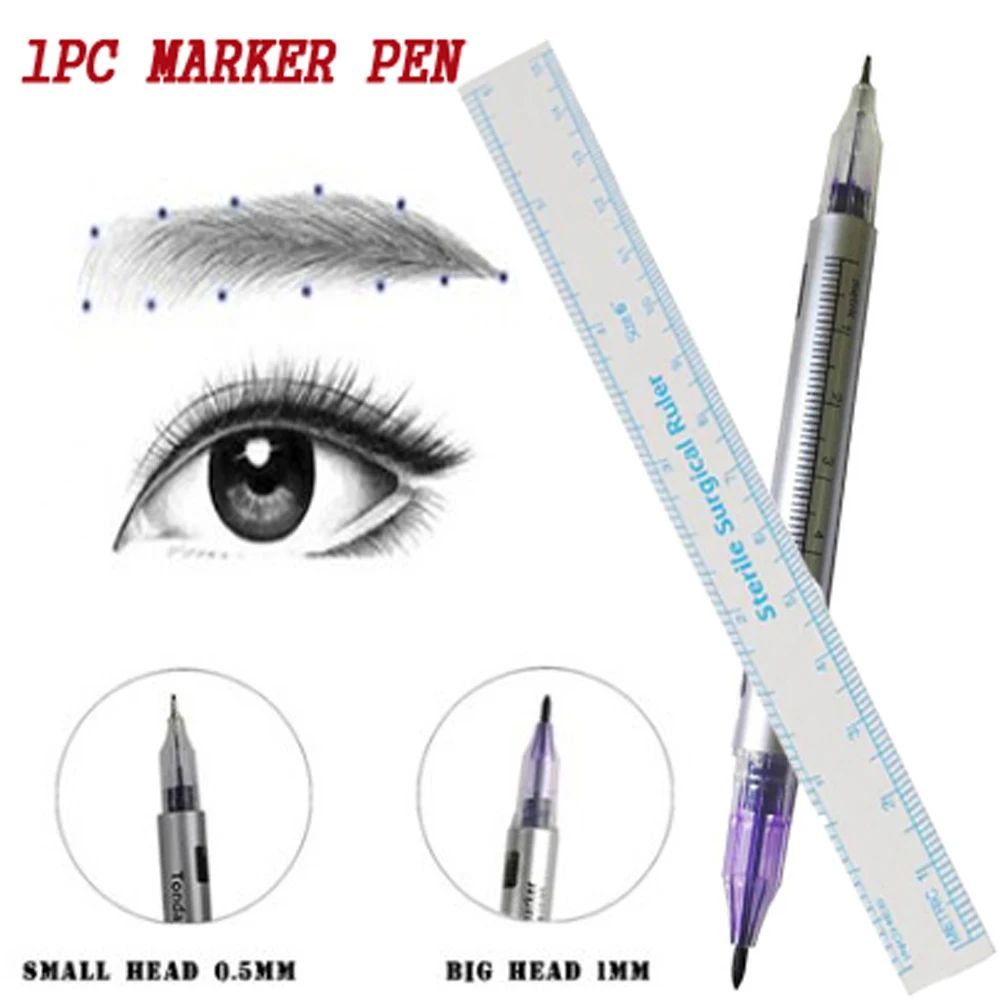 1 шт. белый хирургический маркер для бровей и кожи | Красота здоровье