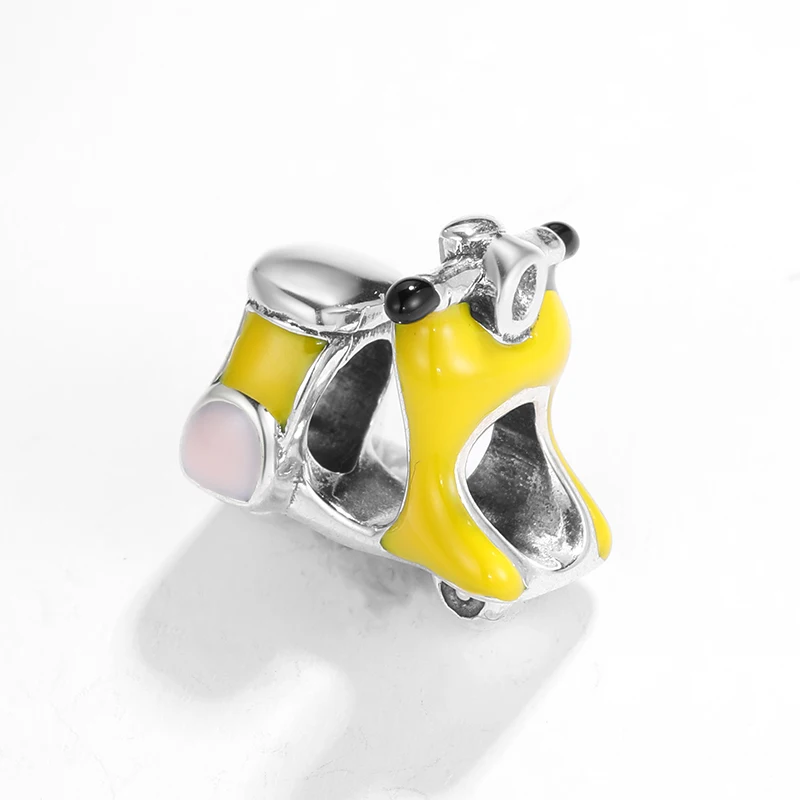 Женская мотоциклетная обувь из стерлингового серебра 925 пробы желтая