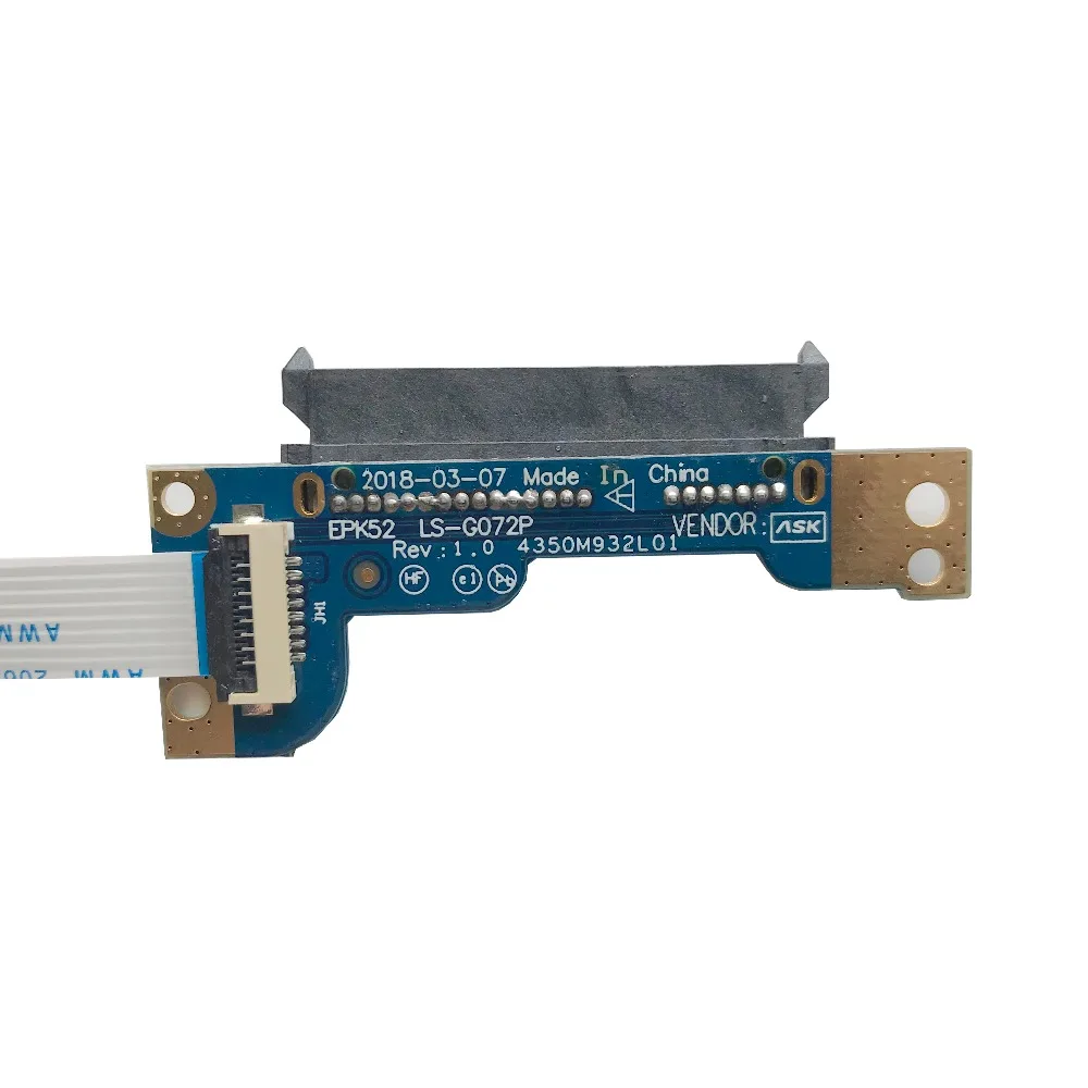 SZWXZY Новинка для Hp 15-DA 15-DB 250 G7 ноутбук HDD жесткий диск Соединительный кабель платы