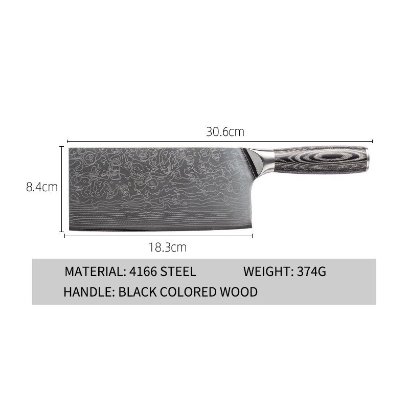 Китайский кухонный нож мясницкий ручной работы измельчитель шеф-повара из