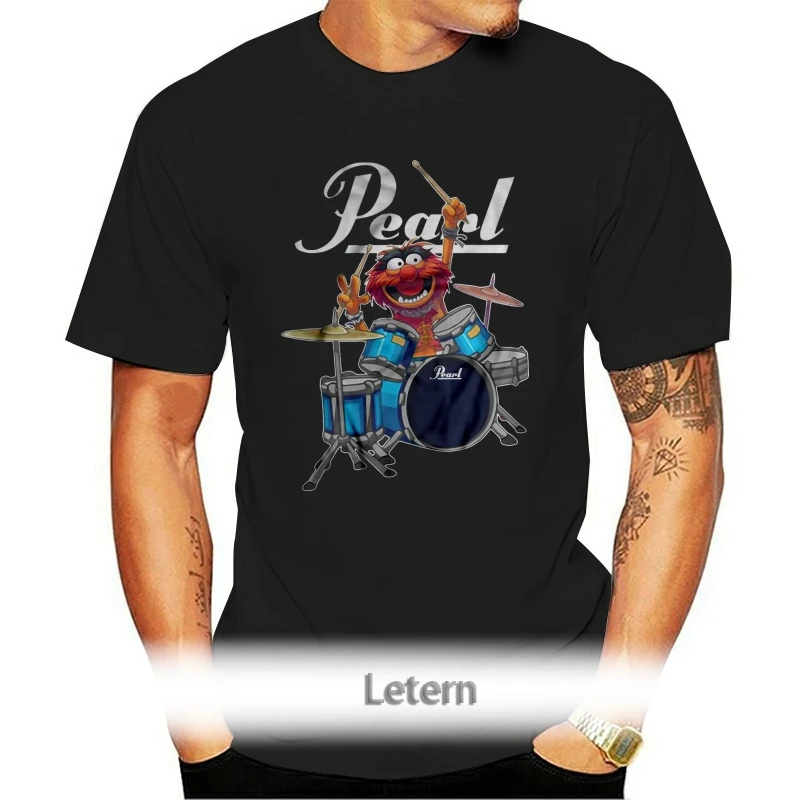 

Men Funny T Shirt Fashion Tshirt Pearl Drums Women t-shirt