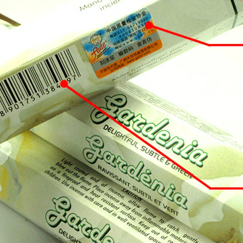 Палочки для ароматизатора 120 стильных палочек/коробка индийские палочки цветные