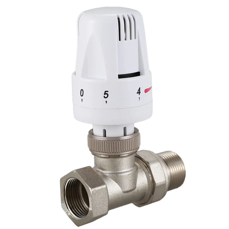 Топ 3/4 дюйма латунь термостатический радиаторный клапан прямые Тип DN20