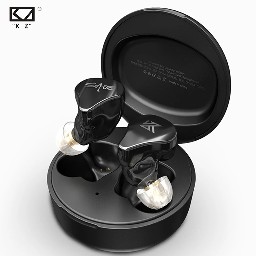 

KZ SA08 TWS 8BA Units Bluetooth V5.0 Earphone Wireless Earbuds Noise Cancelling Touch Control Sport Headset KZ E10 Z3 Z1 S2 ZAX