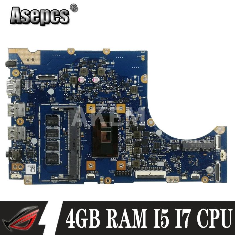 TP300UA Q302UA материнская плата для ноутбука For Asus Q302U TP300U 4G I7 6500U I5 6200U 100%