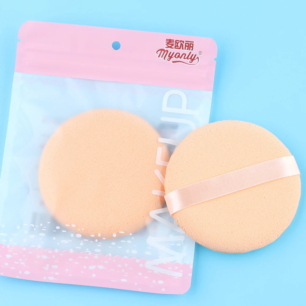 Женская круглая губка для макияжа спонж жидкой основы пудры воздушная подушка BB