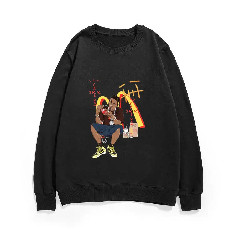 

Brand Design Travis Scott Cactus Jack Asap Rocky Sweatshirt Men's Harajuku Clothes Anime Men Women Hip Hop Sweatshirts Pullover