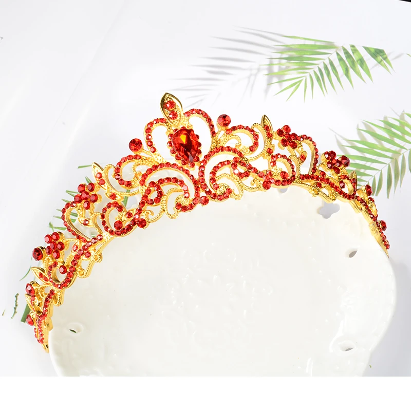 Свадебная Корона тиара искусственные короны повязка для волос серебристый цвет