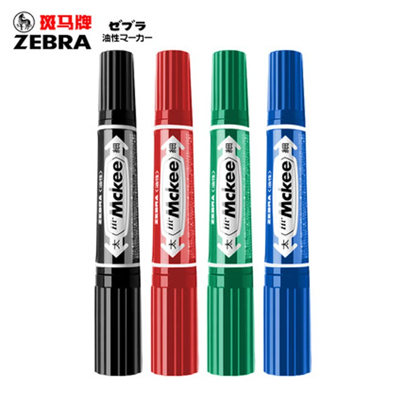 6 шт./лот Зебра MO 150 MC Hi Макки на масляной основе маркер 1 5 2 0 мм и двойной наконечник