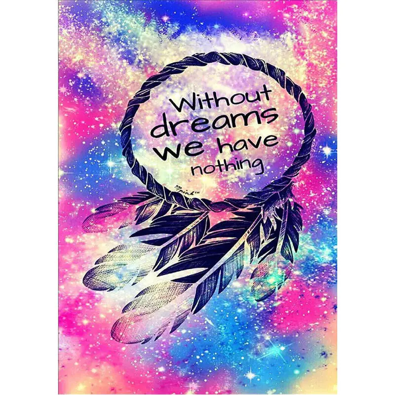 

DIY 5D Diamond Painting Dreamcatcher"Full Square Crystal,Diamond Mosaic Patterns Rhinestones Embroidery Craft Cross Stitch