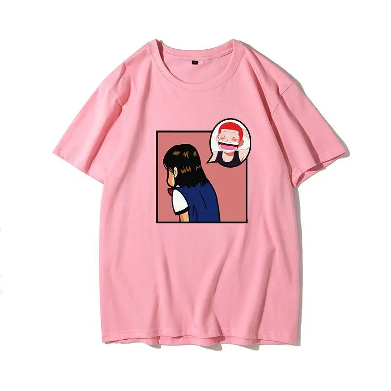 

2021 New Product Slam Dunk Funny High Quality Men and women Cotton T-shirt Basketball Player Japanese Anime Tee Clothes